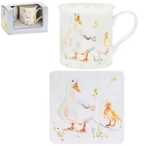 Image of Country Life Mug Coaster Duck