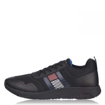 Image of Tommy Hilfiger Flag Mix Trainers - Black BDS