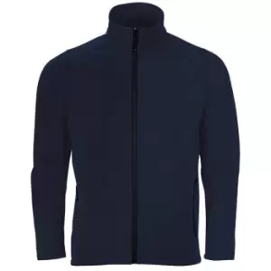 Image of SOLS Mens Race Full Zip Water Repellent Softshell Jacket (S) (French Navy)