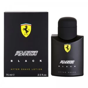 Image of Ferrari Scuderia Ferrari Black Aftershave Balm For Him 75ml