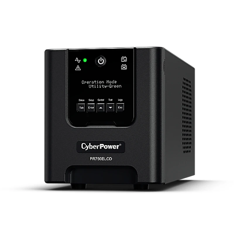 Image of CyberPower CyberPower PR750ELCD uninterruptible power supply (UPS) Line-Interactive 0.75 kVA 675 W 6 AC outlet(s) PR750ELCD