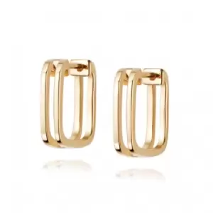 Image of Rupi Huggie Hoop 18ct Gold Plate Earrings HUG16_GP