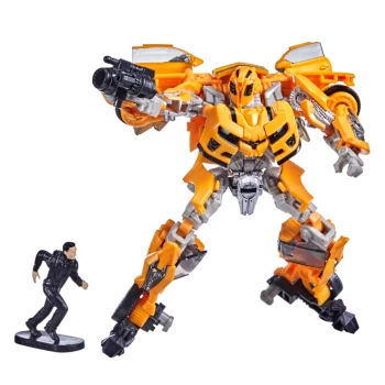 Image of Hasbro Transformers Studio Series 74 Deluxe Class Transformers: Revenge of the Fallen Action Figure Bumblebee & Sam Witwicky