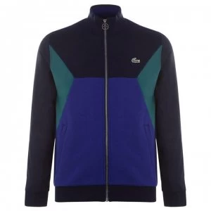 Image of Lacoste Colour Block Jacket - Green/Blue