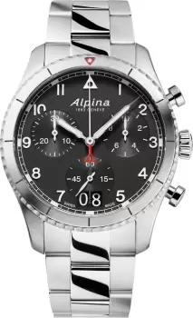 Image of Alpina Watch Startimer Pilot Quartz Chronograph Black