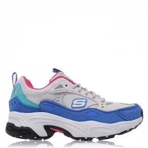 Image of Skechers Stamina UP Runners - Grey/Multi