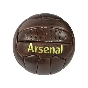 Image of Arsenal Retro Heritage Leather Ball Size 5