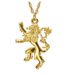 Image of Game of Thrones Gold Plated House Lannister Sterling Silver Pendant
