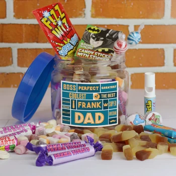 Image of Best Dad - Retro Sweet Taster Jar
