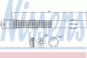 Image of Nissens Dryer air conditioning 95467