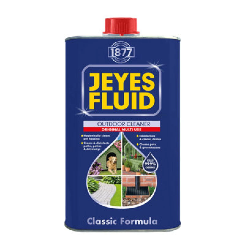 Image of Jeyes Fluid Classic Original Outdoor Cleaner 1L Tin