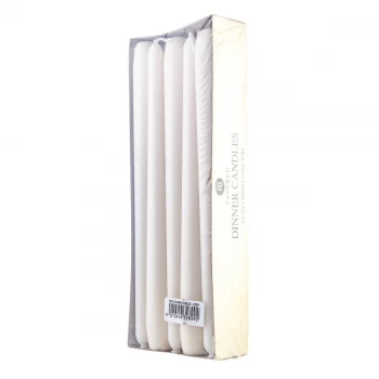 Image of Prices Tapered Dinner Candles - Pack of 10 - Ivory