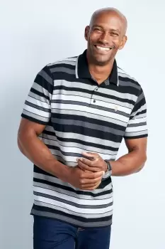 Image of Guinness Short Sleeve Variated Stripe Polo Shirt
