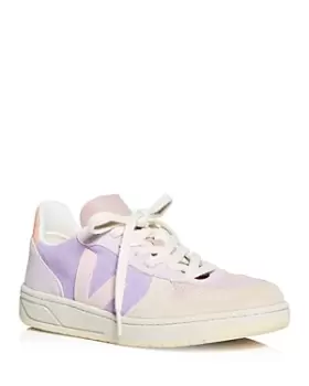Image of Veja Womens V-10 Color Block Low Top Sneakers