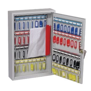 Image of Lockable 64 Hook Key Cabinet KC0602K