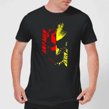Image of Ant-Man And The Wasp Split Face Mens T-Shirt - Black - 5XL