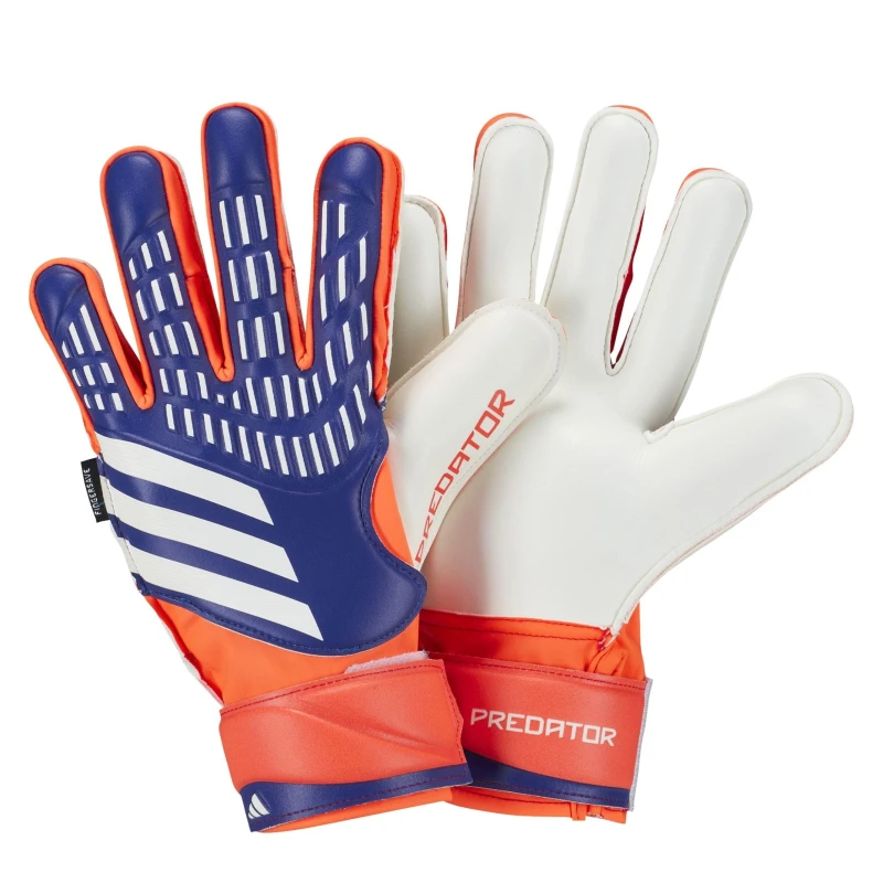 Image of adidas Predator Match Fingersave Goalkeeper Gloves Juniors - Blue Blue 3