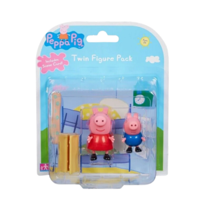 Image of Gurli Gris Twin Figure Pack Bedroom Scene Figures BED-6692