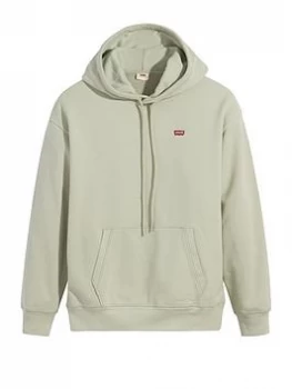 Image of Levis Branded Standard Hoodie - Sage Green Size M Women