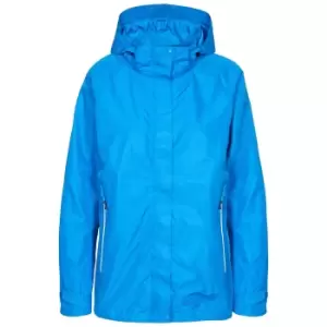 Image of Trespass Womens/Ladies Review Waterproof Jacket (XXS) (Vibrant Blue)
