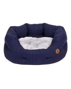 Image of Petface Midnight Tweed Oval Bed