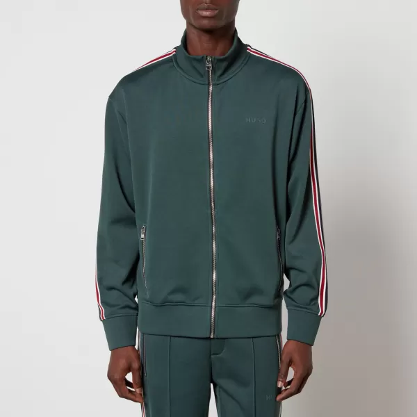 Image of HUGO Dalpens Jersey Track Jacket - L
