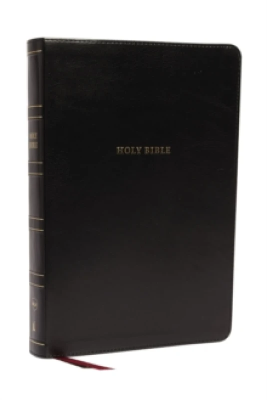 Image of NKJV Holy Bible, Super Giant Print Reference Bible, Black Leathersoft, 43,000 Cross references, Red Letter, Comfort Print: New King James Version Leat