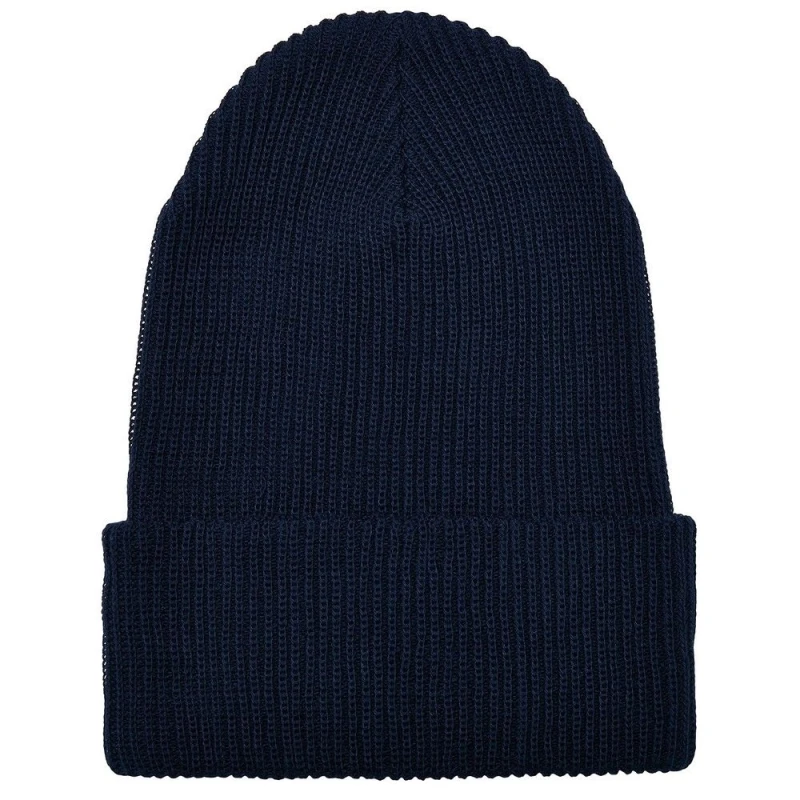 Image of Flexfit Flexfit Men Knitted Yarn Beanie in Navy Navy One Size Male 5063300286210