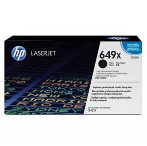 Image of HP 649X Black Laser Toner Ink Cartridge