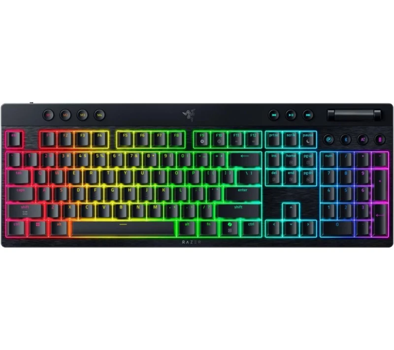 Image of RAZER Blackwidow V4 HyperSpeed Wireless Mechanical Gaming Keyboard - Black 8887910072349