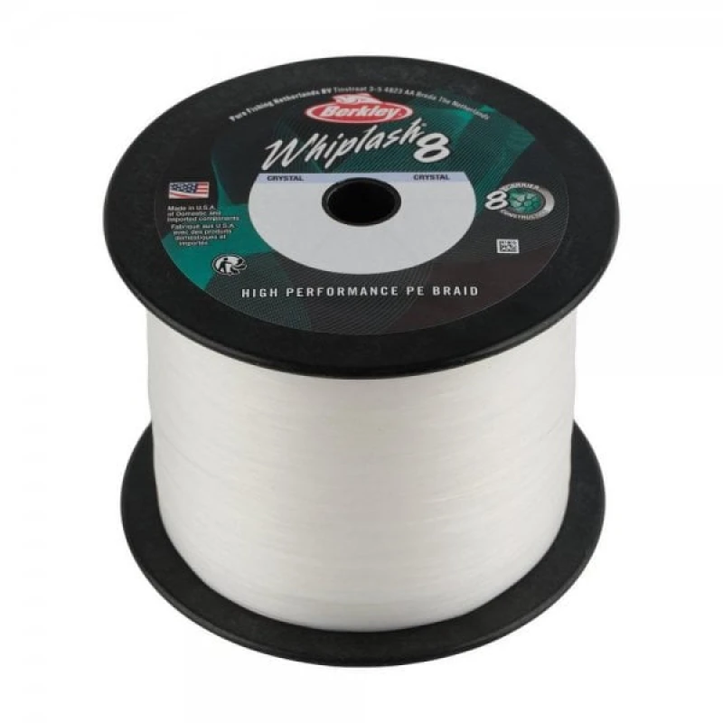Image of Berkley Whiplash 8 2000M 0.16mm/20.9kg/46lb Crystal Option: 2000M 0.16