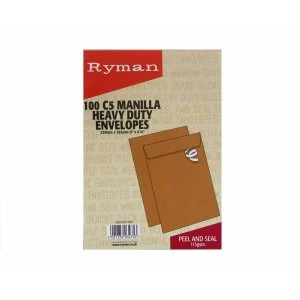 Image of Ryman H/duty envs c5 p/s pk100 man