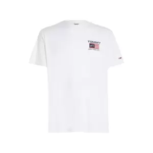 Image of Tommy Jeans Tjm Clsc Athletic Flag Tee - White