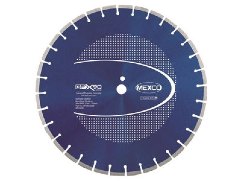 Image of MEXCO GPX9045025 GPX90 Concrete Diamond Blade 450 x 25.4mm GPX9045025