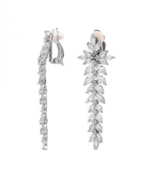Image of Jon Richard Silver Clip On Earring