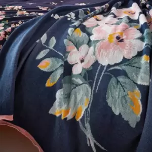 Image of Cath Kidston Spitalfields Throw, Navy