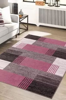 Image of Spirit Structure Rug - Size: 160x230cm - Yellow - Print