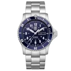 Image of Luminox Sport Timer 0920 Series Automatic Blue Dial Silver Stainless Steel Bracelet Mens Watch XS.0924