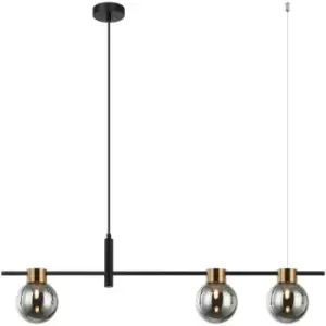 Image of Netlighting Bletter Modern 3 Light Bar Pendant Ceiling Light, G9 - ITLPND-5225-3