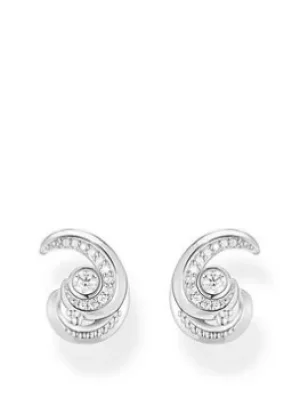 Image of Thomas Sabo Maritime Stud Earrings, White, Women