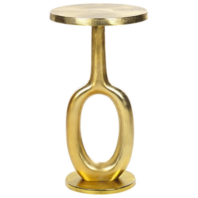 Image of Beliani Side Table Apiti Metal Gold