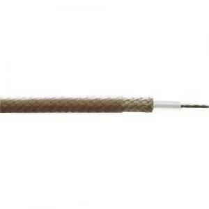 Image of Coax Outside diameter 1.80 mm RG178 BU 50 40 dB Brown Huber Suhner 22510043 Sold by the metre