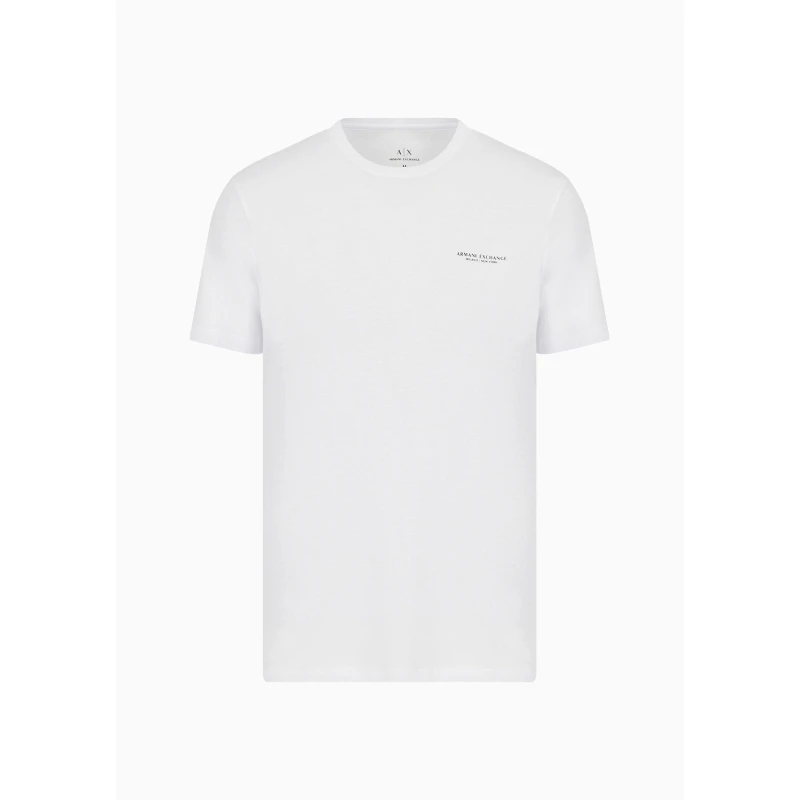 Image of Armani Exchange T91 Logo T Shirt - White White XL