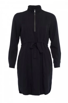 Image of French Connection Sunny Lyocell Toggle Dress Black