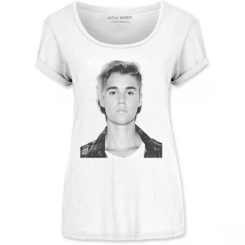 Image of Justin Bieber - Love Yourself Womens Large T-Shirt - White