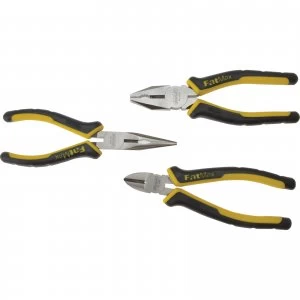 Image of Stanley FatMax 3 Piece Plier Set