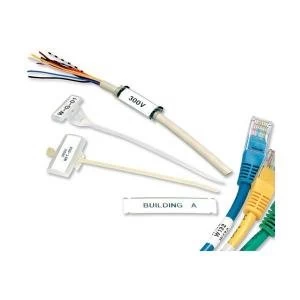 Image of Dymo Tape ID1 19 1300 19mm x3.5 Metres White S0718120