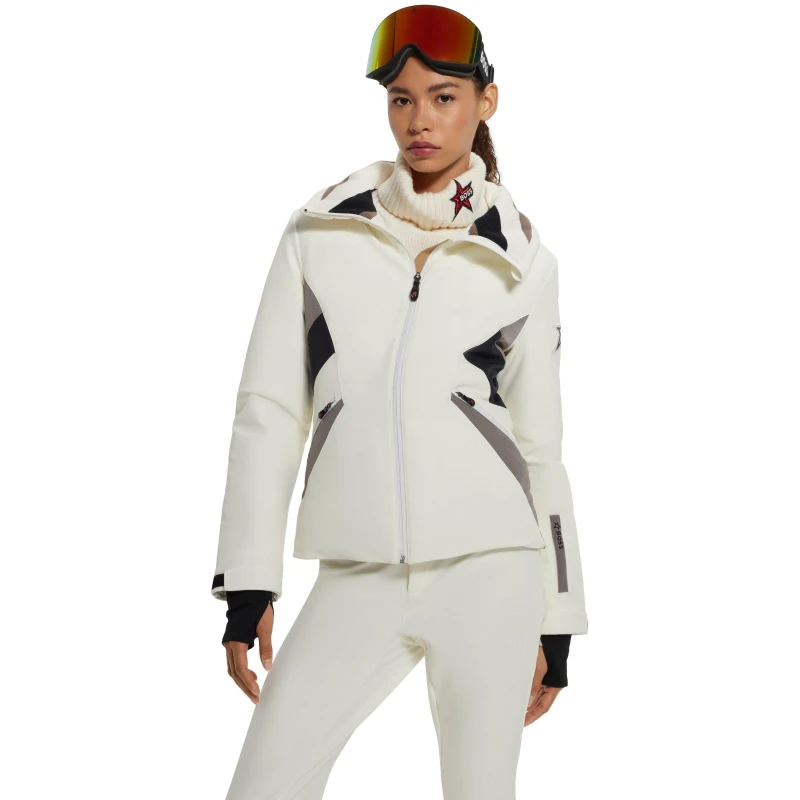 Image of Boss Womens Weather-Resistant Ski Jacket White female 16 (XXL)