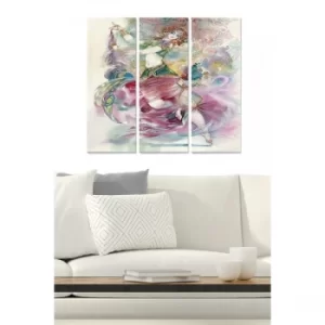 Image of MDF13394487 Multicolor Decorative MDF Painting (3 Pieces)