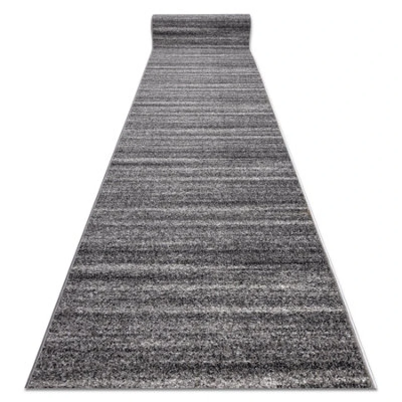 Image of RugsX Silver Sahara Runner in Grey Size: 100cm x 280cm Grey Unisex 100cm x 280 cm